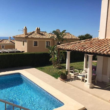 Villa Sierra Cortina Vistas Al Mar Alicante Bagian luar foto