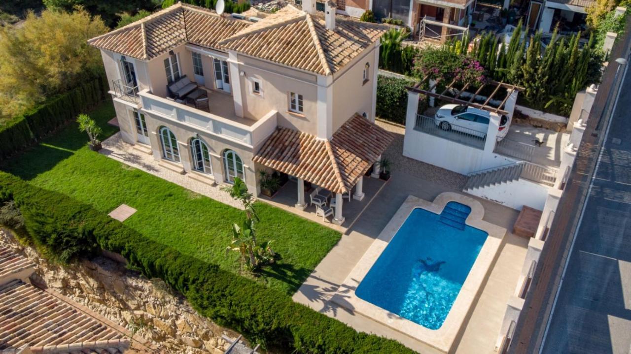Villa Sierra Cortina Vistas Al Mar Alicante Bagian luar foto